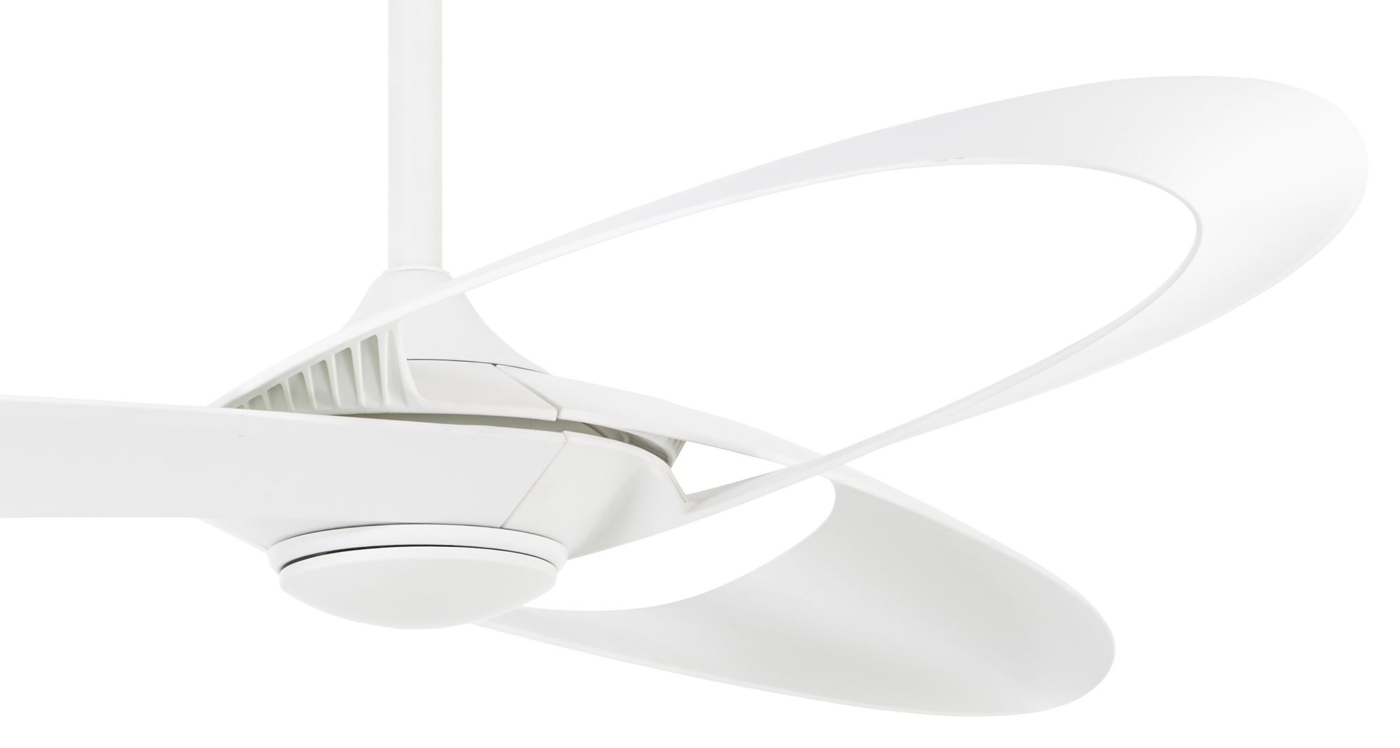 Image 6 Minka-Aire Bowie LED Flat White Ceiling Fan more views