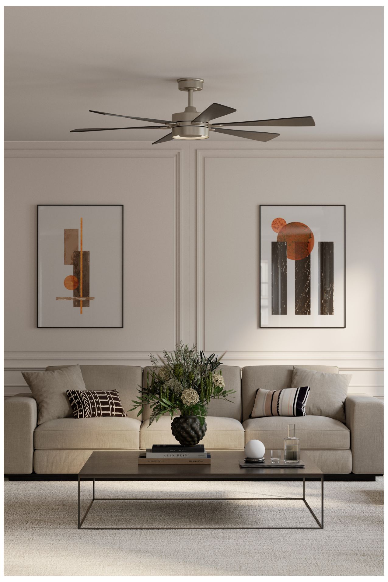 Image 4 Minka Aire Brenix 60-in CCT LED Brushed more views