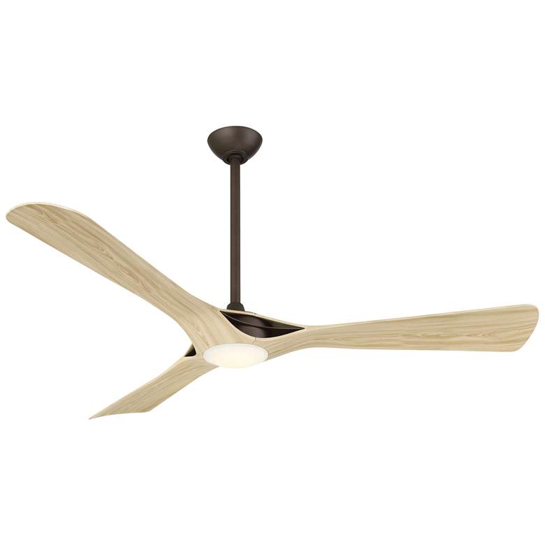 Image 1 Minka-Aire Bridge 60-in LED Dark Bronze Indoor 3-Blade Smart Ceiling Fan