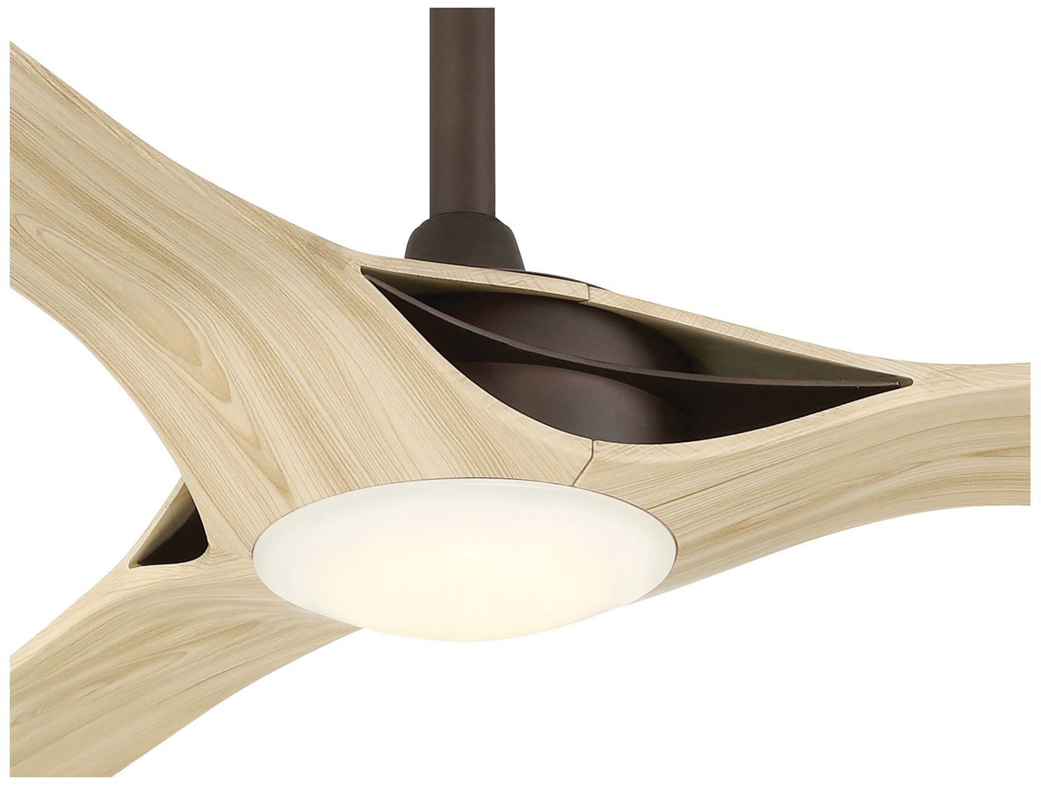 Minka-Aire Bridge 60-in LED Dark Bronze Indoor 3-Blade Smart Ceiling Fan