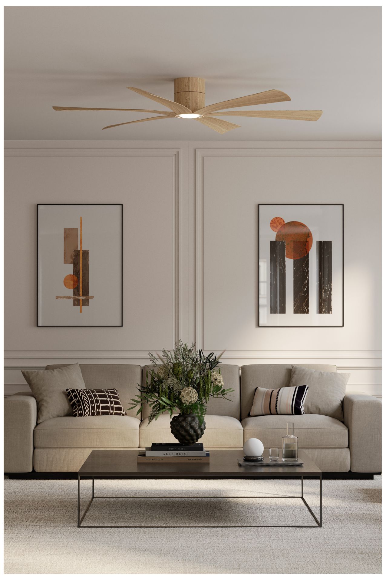 Image 4 Minka Aire Brisano 65-in CCT LED White O more views