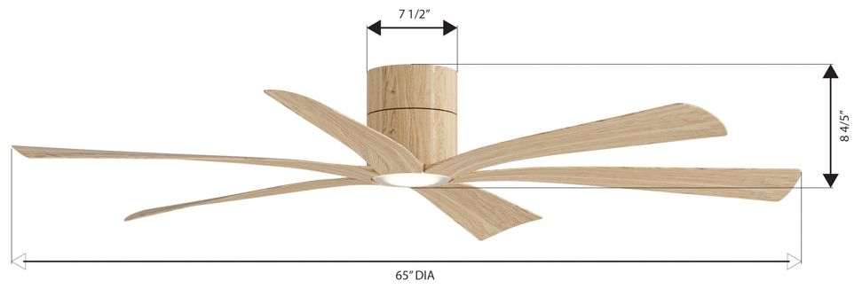Image 6 Minka Aire Brisano 65-in CCT LED White O more views