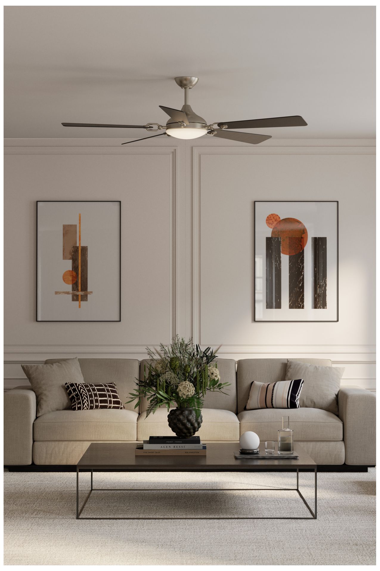 Image 4 Minka Aire Cadena 65-in CCT LED Brushed more views