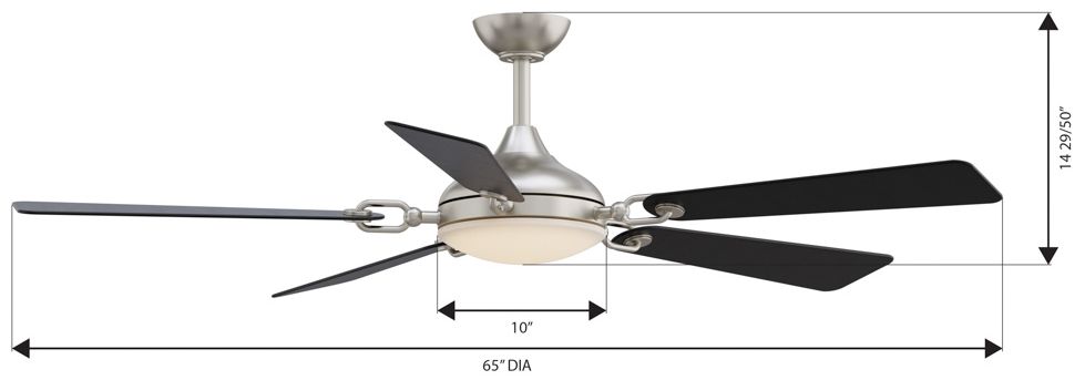 Image 7 Minka Aire Cadena 65-in CCT LED Brushed more views