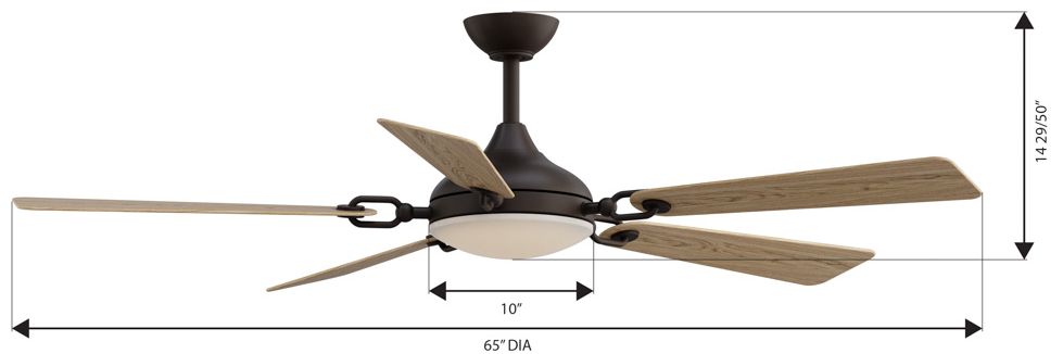 Image 7 Minka Aire Cadena 65-in CCT LED Dark Bro more views