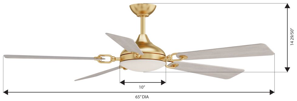Image 7 Minka Aire Cadena 65-in CCT LED Heritage more views