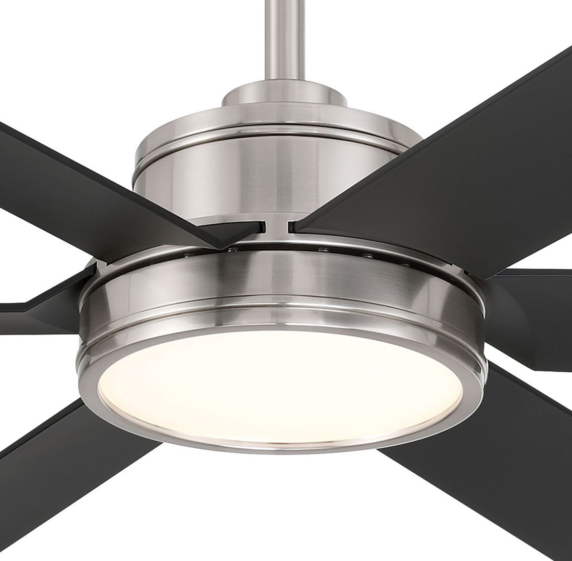 Minka-Aire Cairo 65-in LED Brushed Nickel Wet Outdoor Smart Ceiling Fan