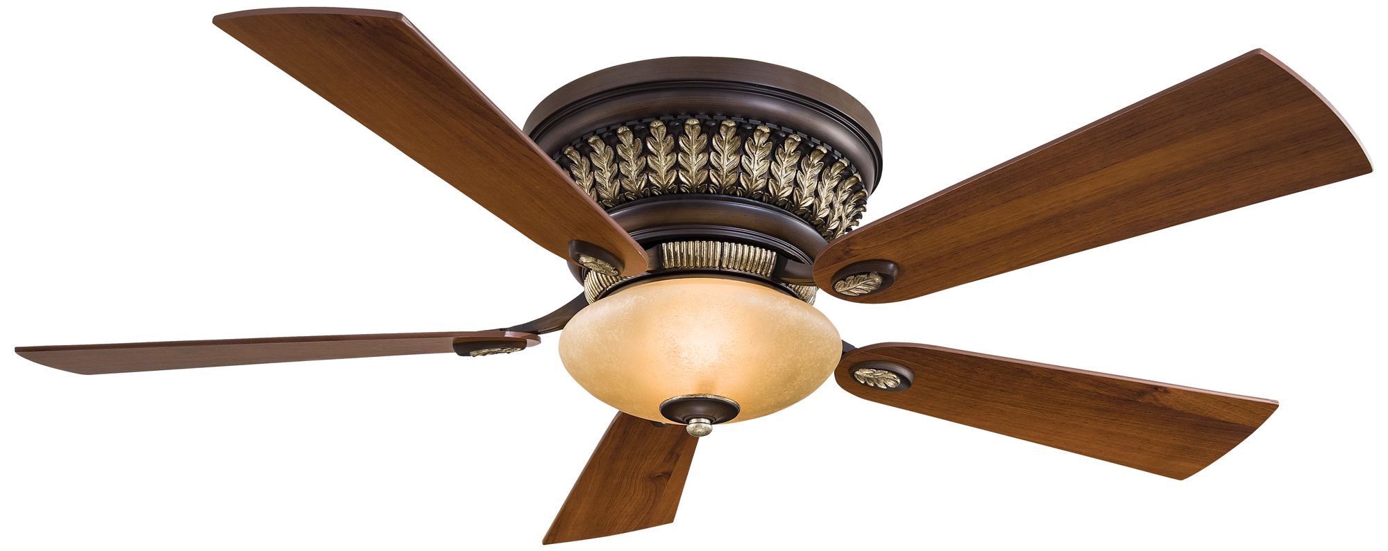Image 2 Minka Aire Calais 52-inch LED Belcaro Walnut Ceiling Fan