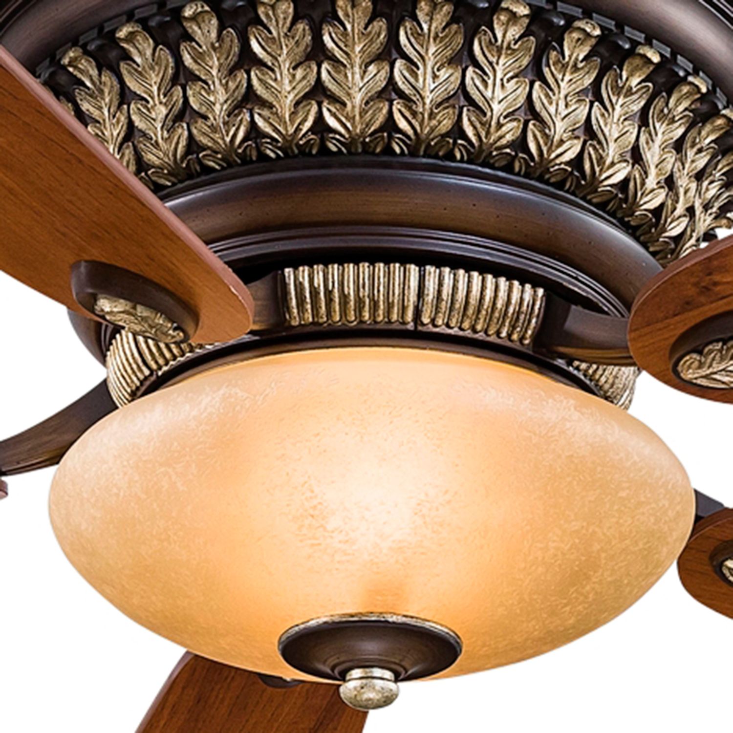 Image 3 Minka Aire Calais 52-inch LED Belcaro Walnut Ceiling Fan more views