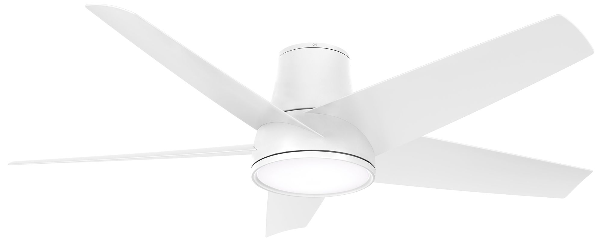 Thumbnail2 of Minka Aire Chubby II 58-inch LED Flat White Outdoor Smart Ceiling Fan