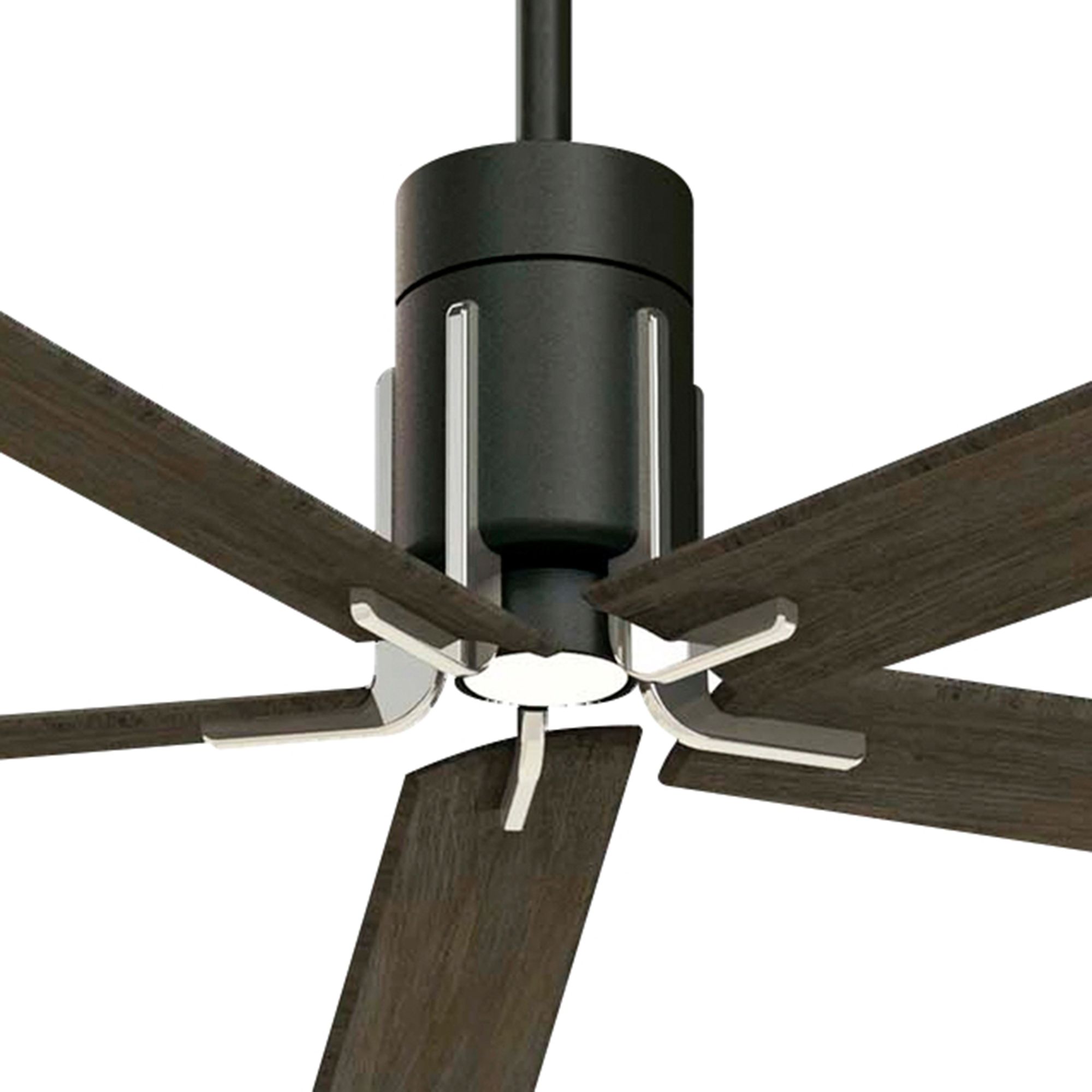 Image 3 Minka Aire Clean 60-inch LED Matte Black and Brushed Nickel Ceiling Fan more views