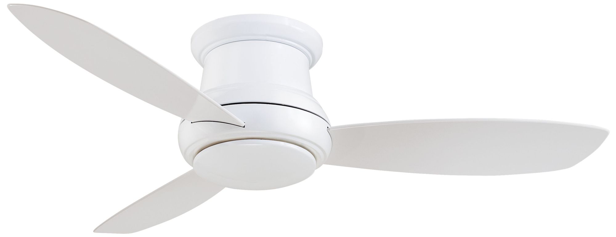 Image 6 Minka Aire Concept II 44-inch LED White Flush Mount Ceiling Fan more views