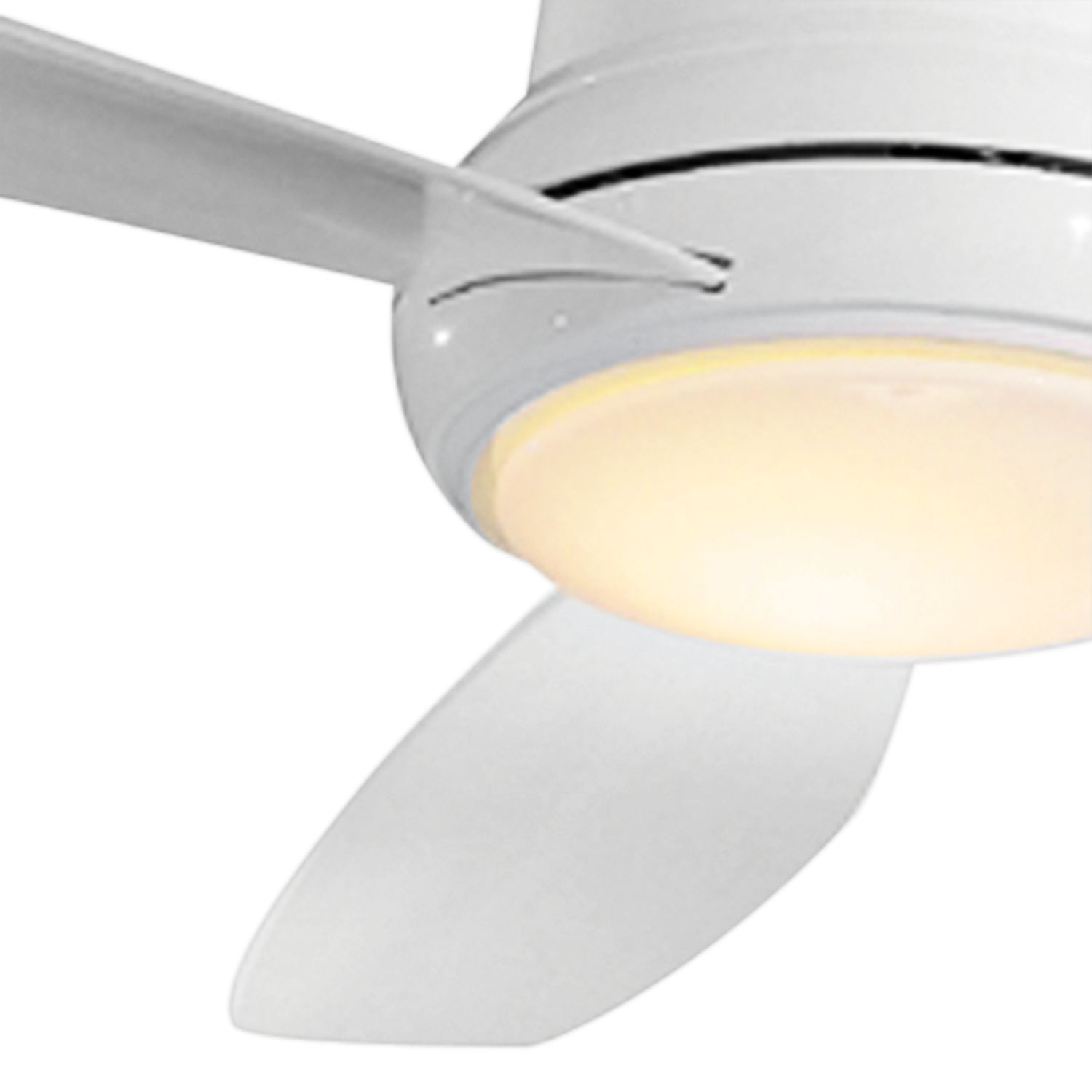 Image 3 Minka Aire Concept II 52-inch LED White Flush Mount Ceiling Fan more views