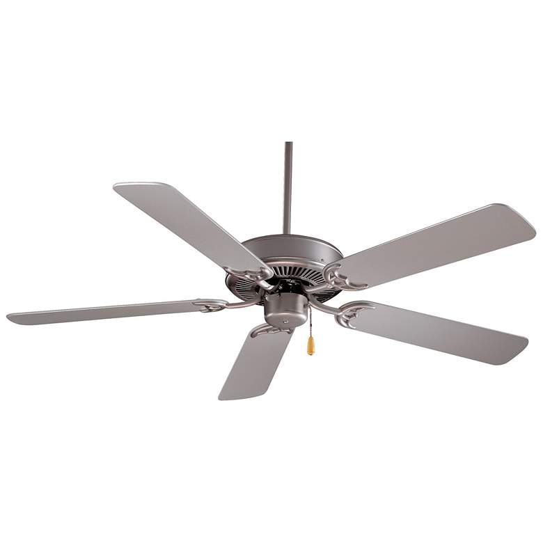 Image 1 Minka Aire Contractor 42-inch Brushed Steel Ceiling Fan
