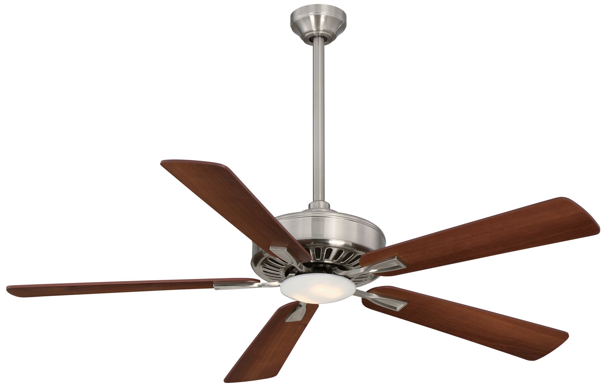Image 2 Minka Aire Contractor LED 52-inch Nickel and Dark Walnut Ceiling Fan