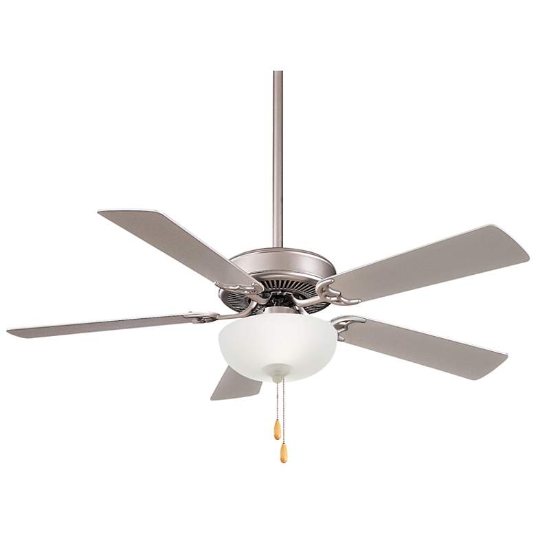 Image 1 Minka Aire Contractor Uni-Pack 52-in LED Brushed Steel Ceiling Fan