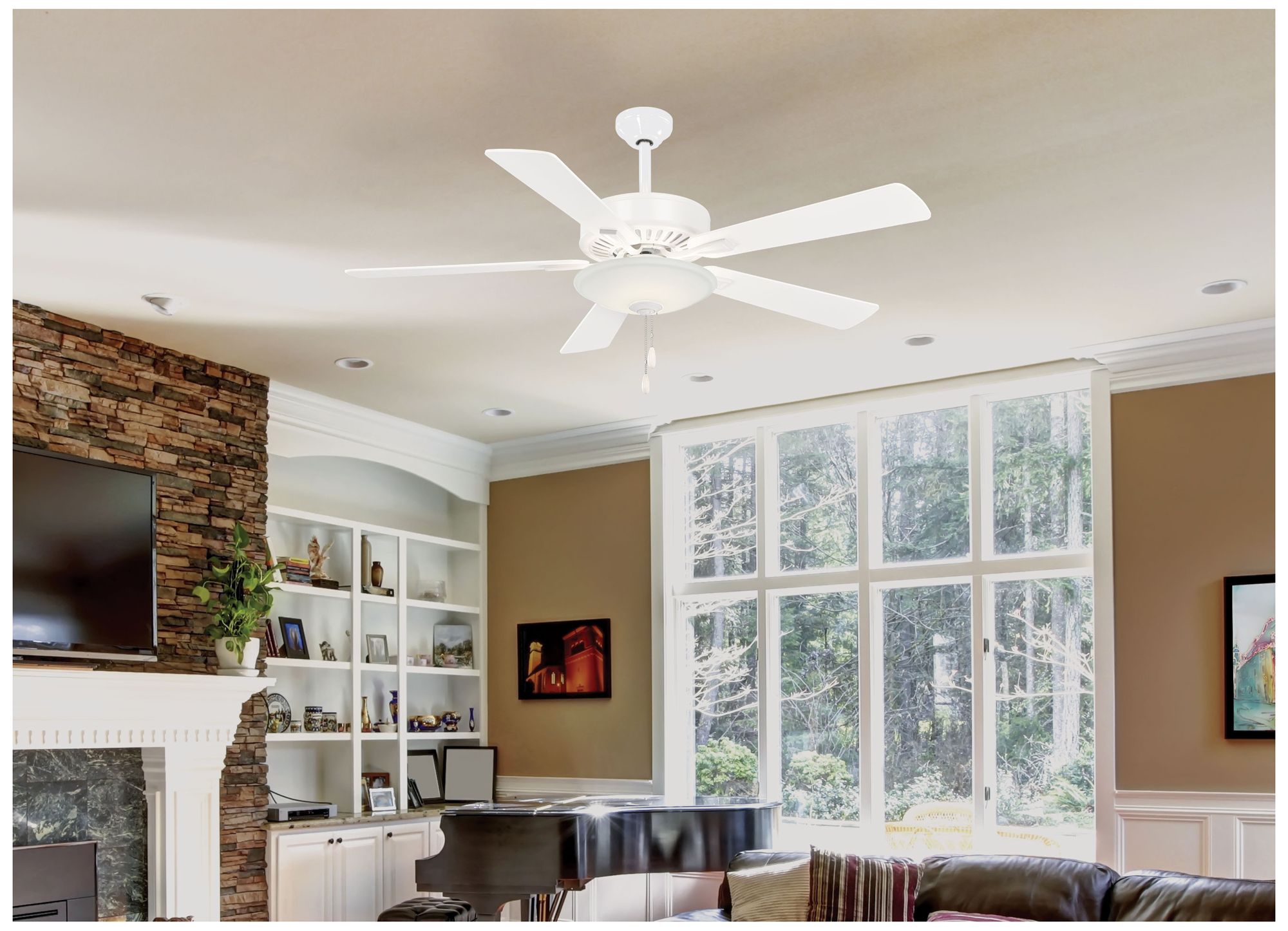 Image 7 Minka Aire Contractor Uni-Pack 52-inch LED White Ceiling Fan more views