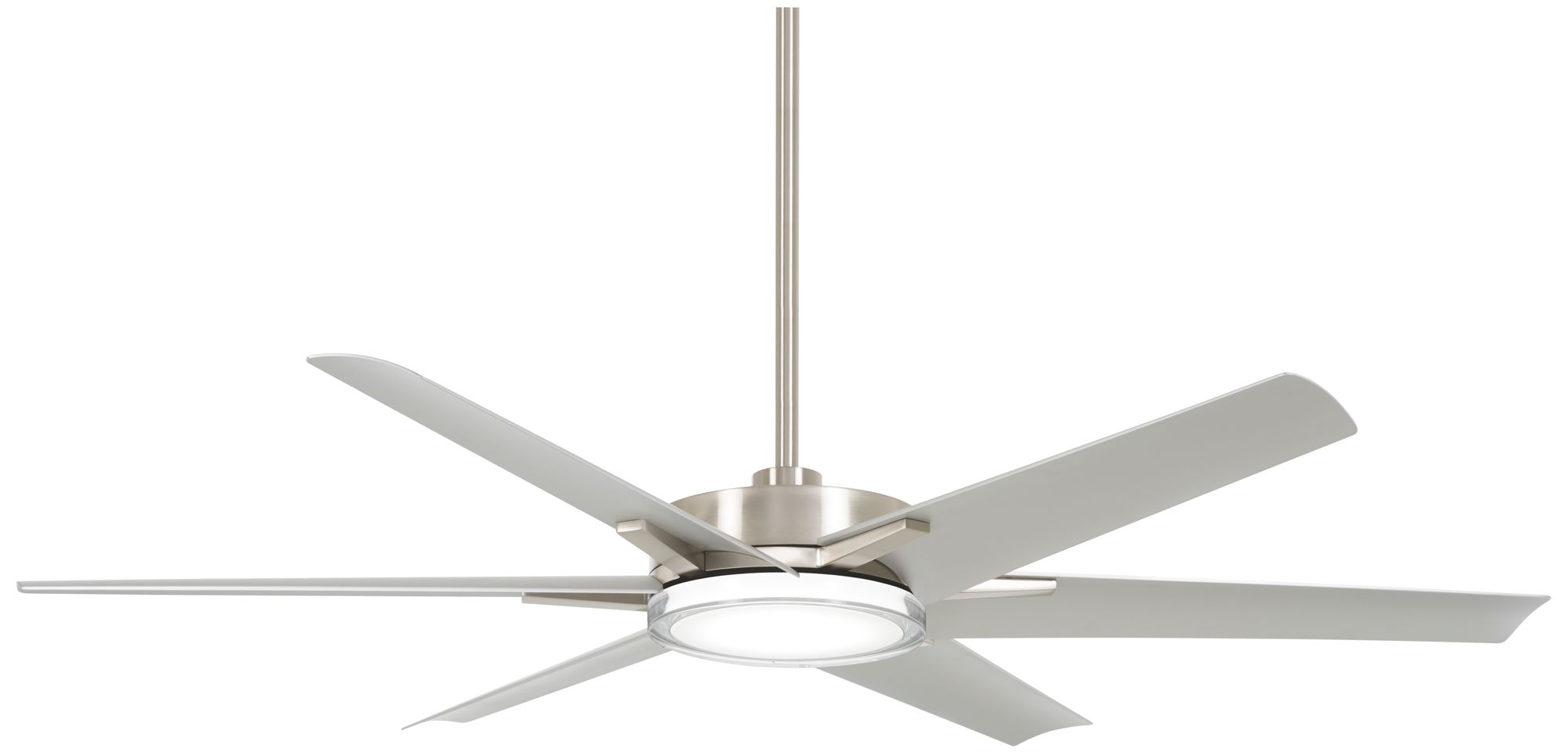 Image 2 Minka-Aire Deco 65-inch CCT LED Brushed Nickel Wet Outdoor Ceiling Fan
