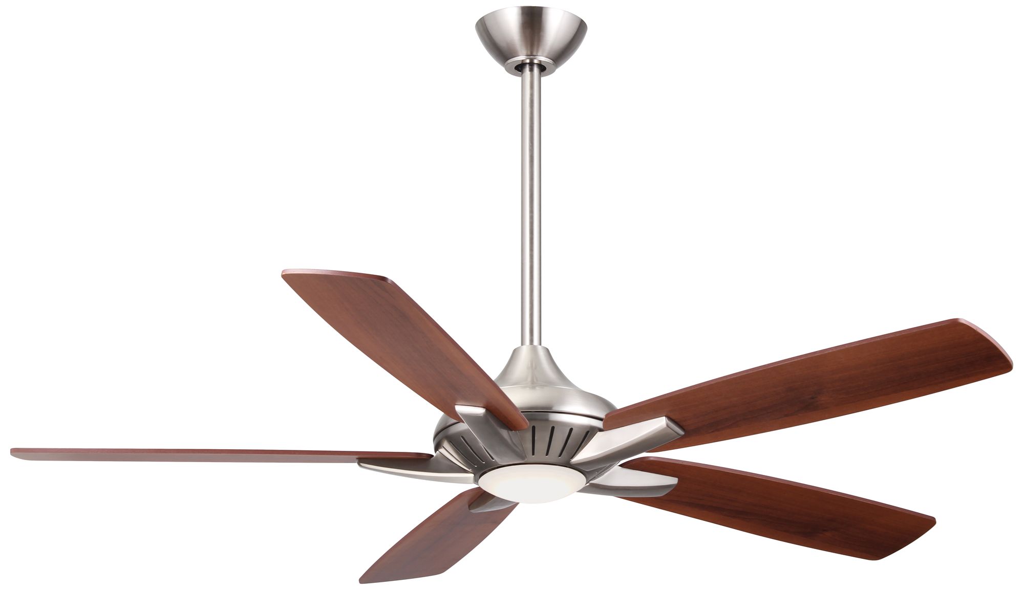 Image 2 Minka Aire Dyno 52-in LED Brushed Nickel Indoor Ceiling Fan with Remote