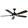 Minka-Aire Dyno 52-in LED Coal Black Indoor 5-Blade Ceiling Fan