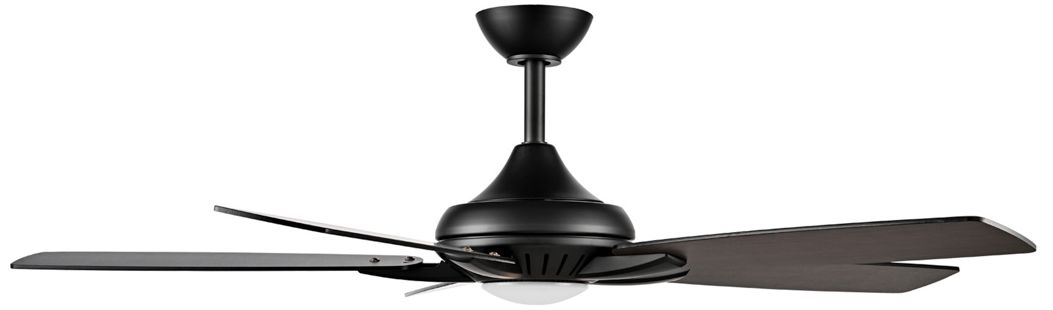 Minka-Aire Dyno 52-in LED Coal Black Indoor Ceiling Fan with Remote