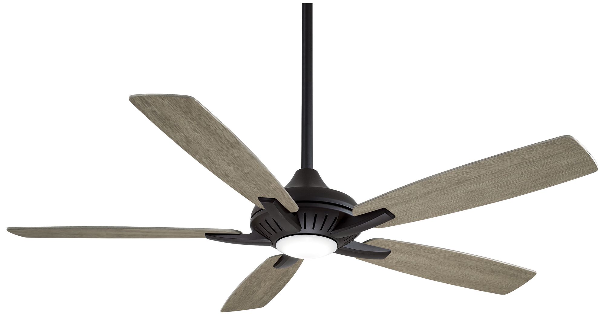 Image 2 Minka Aire Dyno 52-in LED Coal Black Indoor Ceiling Fan with Remote