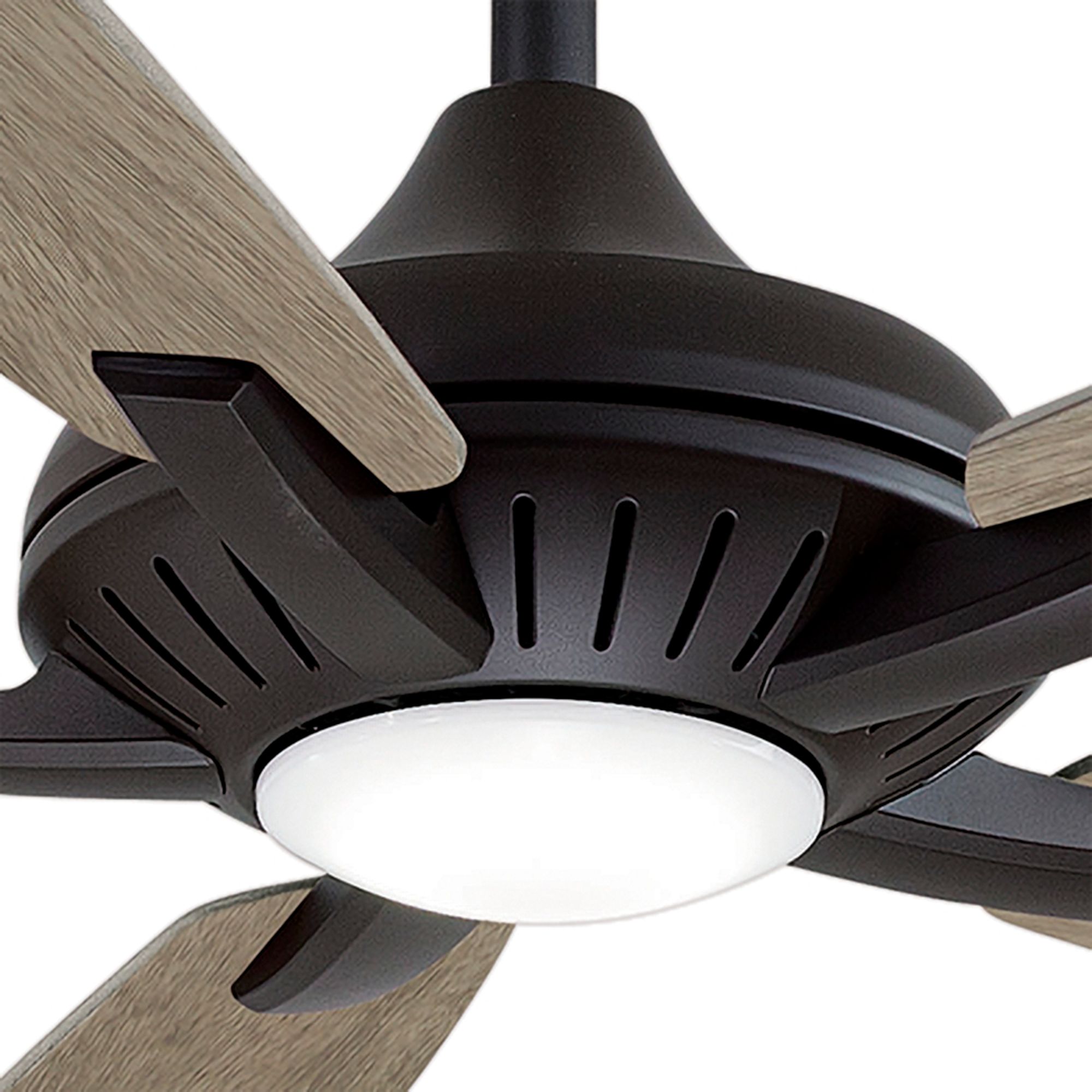 Image 3 Minka Aire Dyno 52-in LED Coal Black Indoor Ceiling Fan with Remote more views