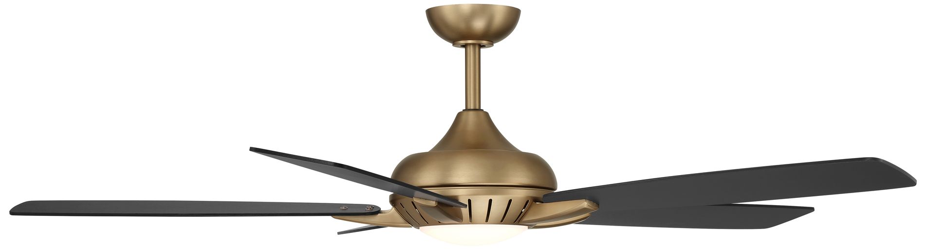 Image 5 Minka-Aire Dyno 60-in LED Brushed Brass and Black 5-Blades Ceiling Fan more views