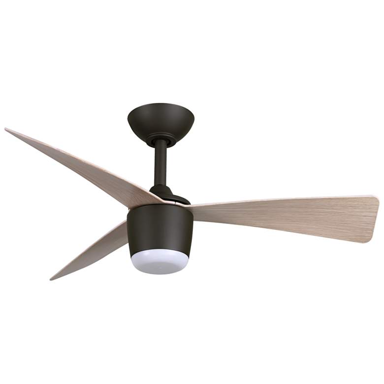 Image 1 Minka-Aire Elavan 36-in LED Dark Bronze Indoor/Outdoor 3-Blade Ceiling Fan