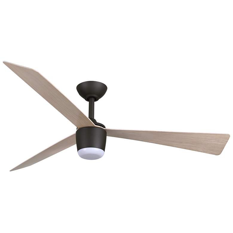 Image 1 Minka-Aire Elavan 52-in LED Dark Bronze Indoor/Outdoor 3-Blade Ceiling Fan