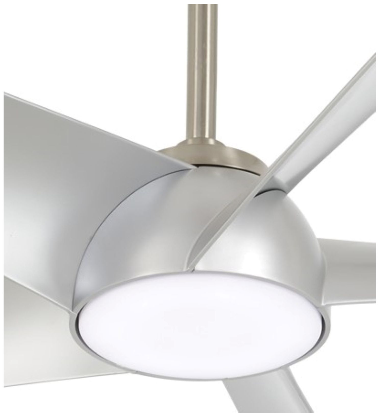 Image 3 Minka Aire Ellipse 60-inch LED Brushed Nickel and Silver Smart Ceiling Fan more views