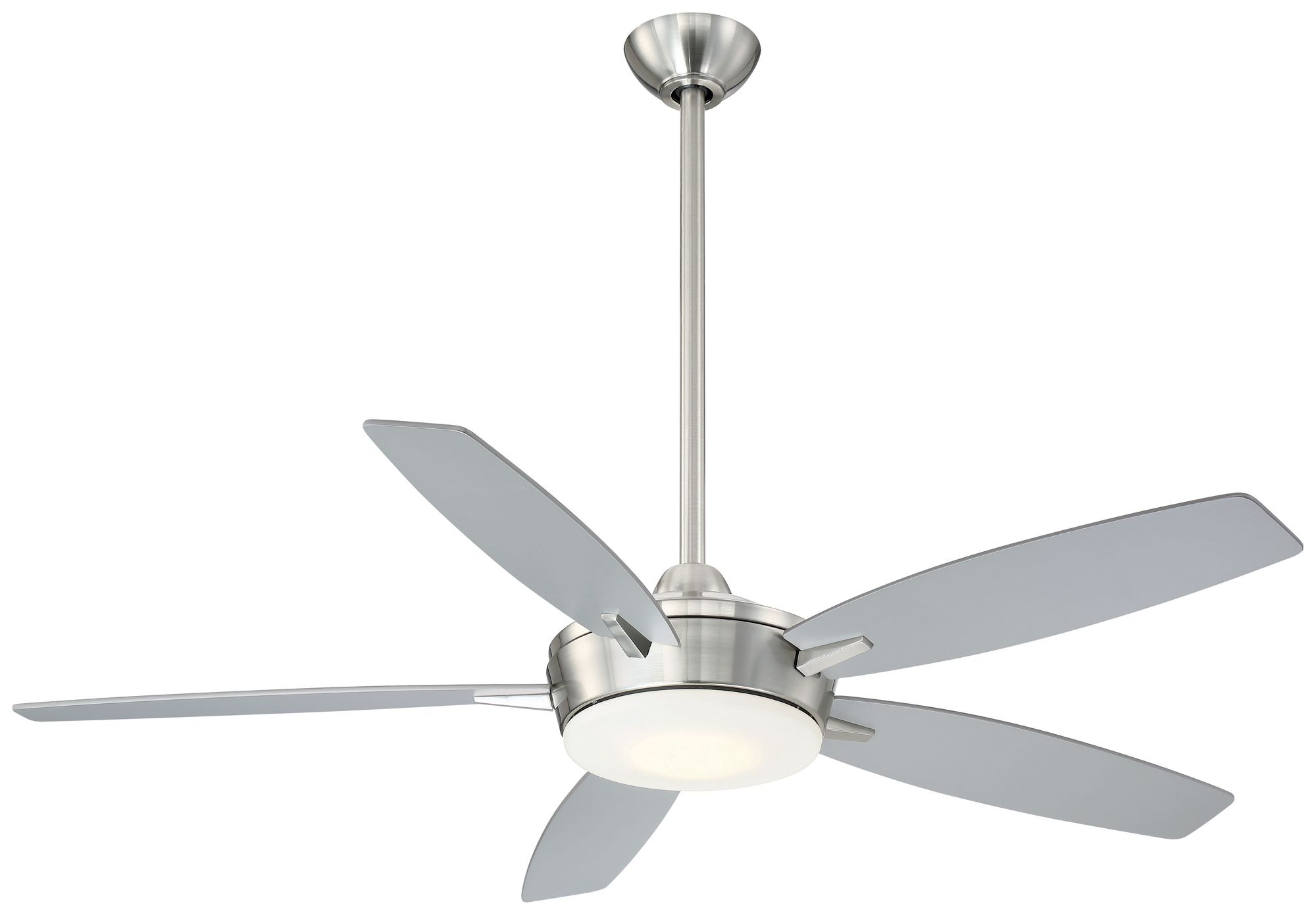 Image 3 Minka Aire Espace 52" LED Brushed Nickel Ceiling Fan more views