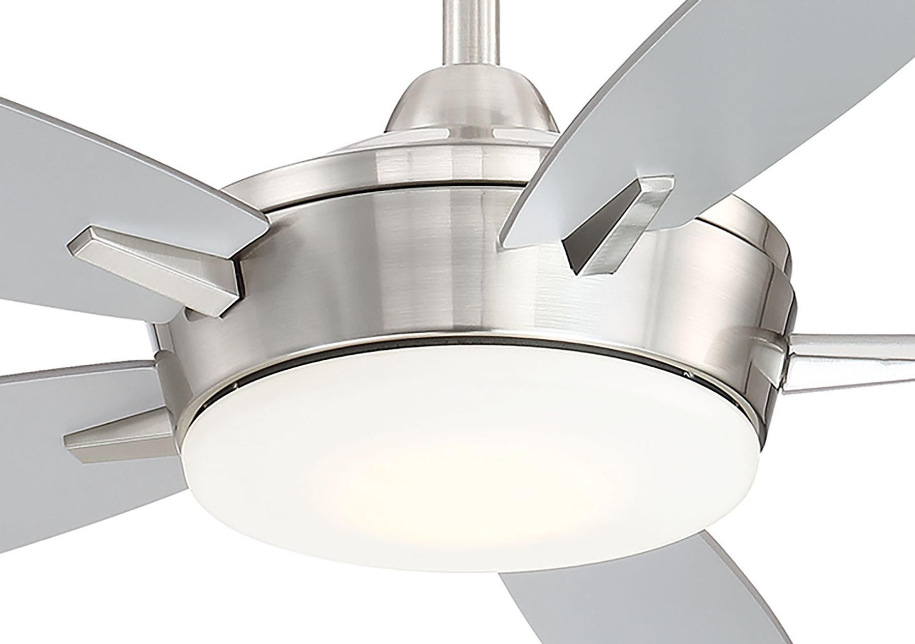 Image 6 Minka Aire Espace 52" LED Brushed Nickel Ceiling Fan more views
