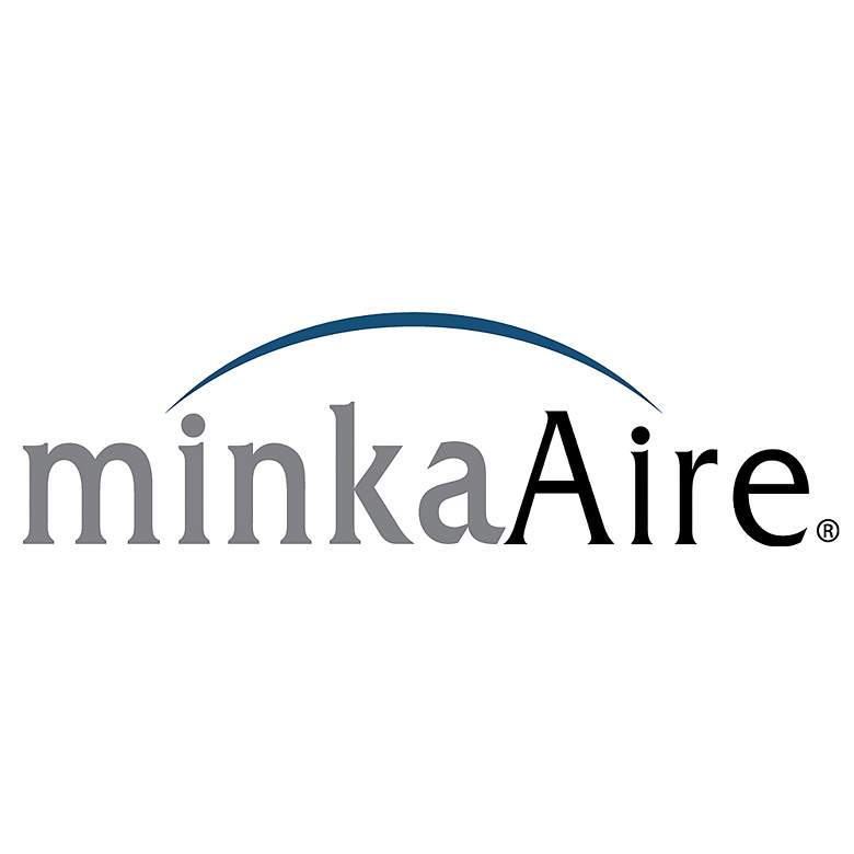 Image 5 Minka-Aire Falco 54-in LED Brushed Nickel 4-Blade Flush Mount Ceiling Fan more views