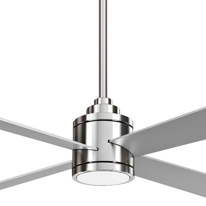 Image 4 Minka Aire Falco 54-inch LED Brushed Nickel and Silver Indoor Ceiling Fan more views