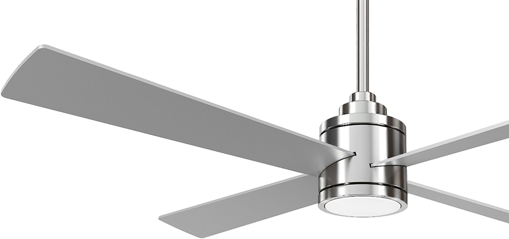Image 5 Minka Aire Falco 54-inch LED Brushed Nickel and Silver Indoor Ceiling Fan more views