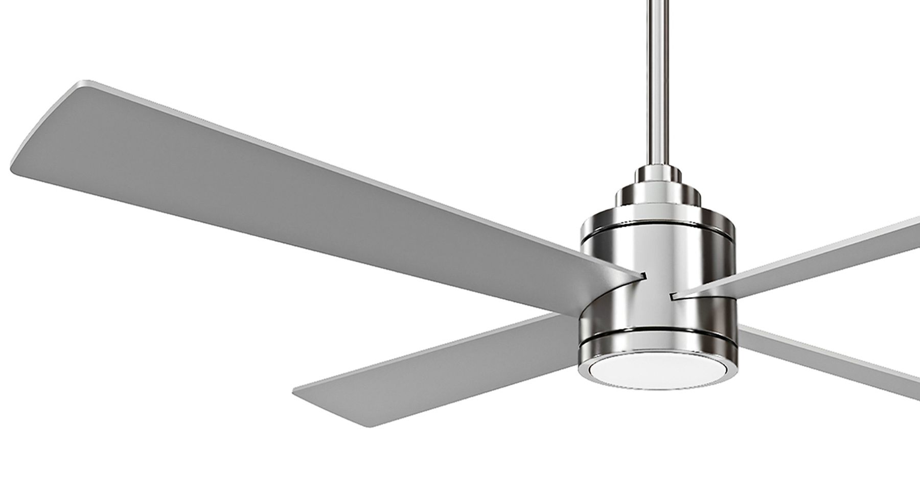Image 6 Minka Aire Falco 54-inch LED Brushed Nickel and Silver Indoor Ceiling Fan more views