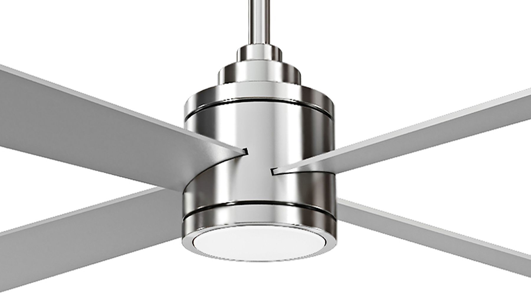 Image 7 Minka Aire Falco 54-inch LED Brushed Nickel and Silver Indoor Ceiling Fan more views