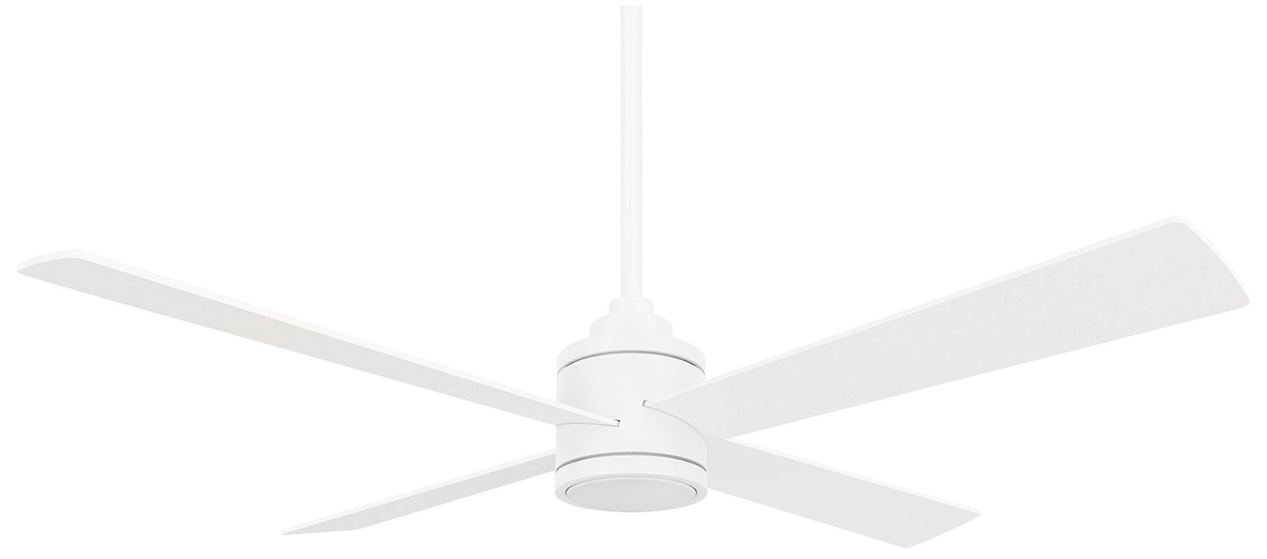 Image 3 Minka Aire Falco 54-inch LED Flat White Indoor Ceiling Fan