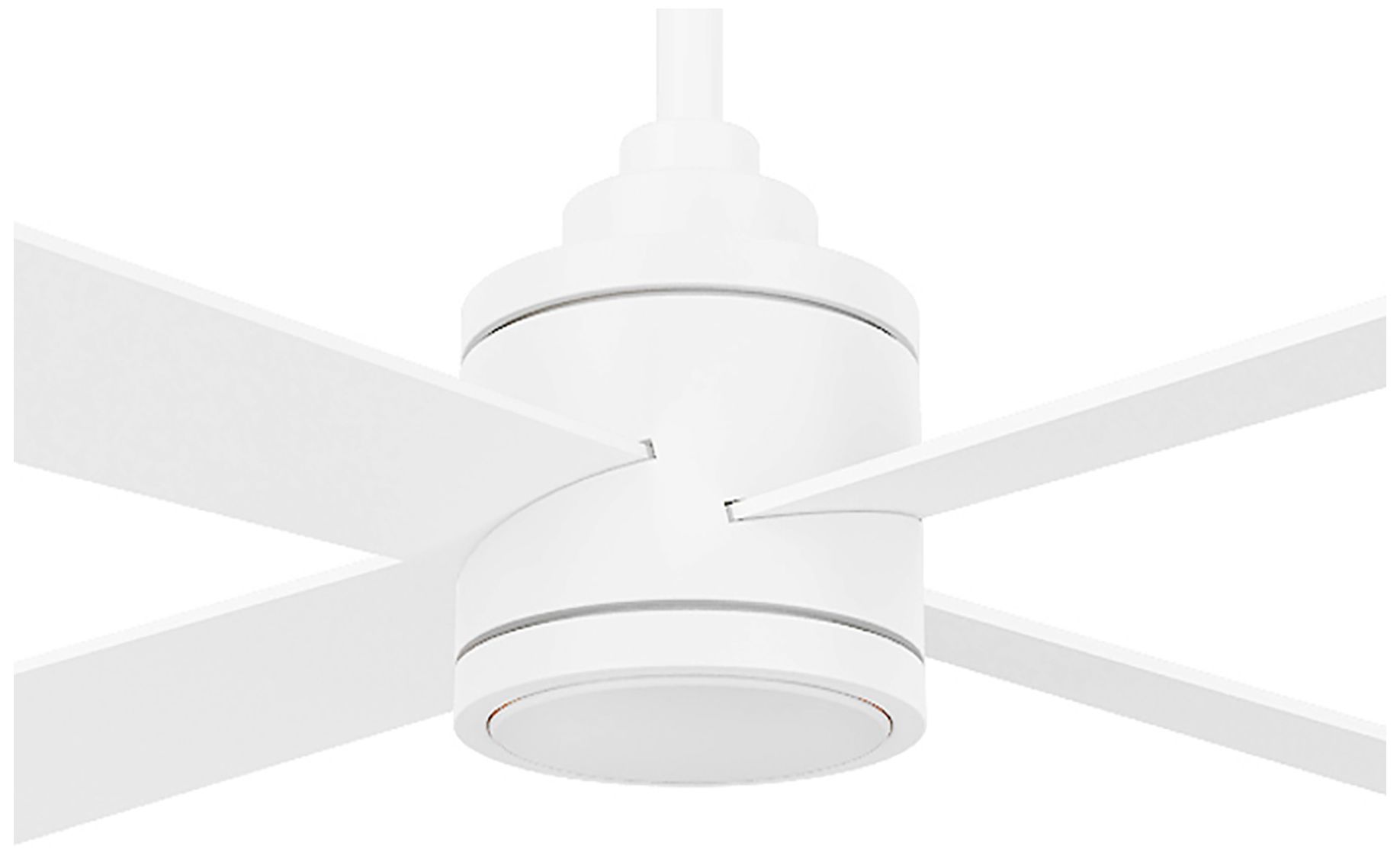 Image 4 Minka Aire Falco 54-inch LED Flat White Indoor Ceiling Fan more views