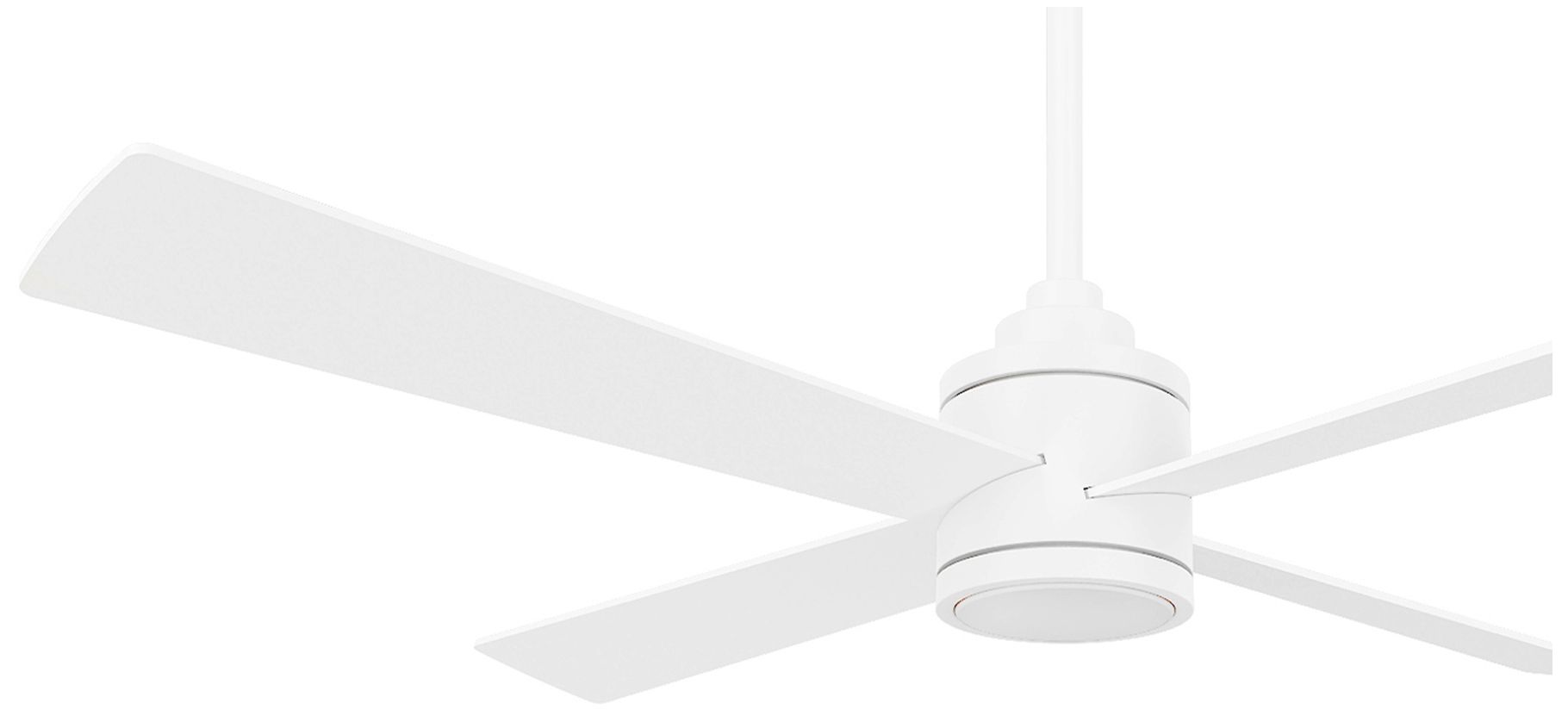 Image 5 Minka Aire Falco 54-inch LED Flat White Indoor Ceiling Fan more views