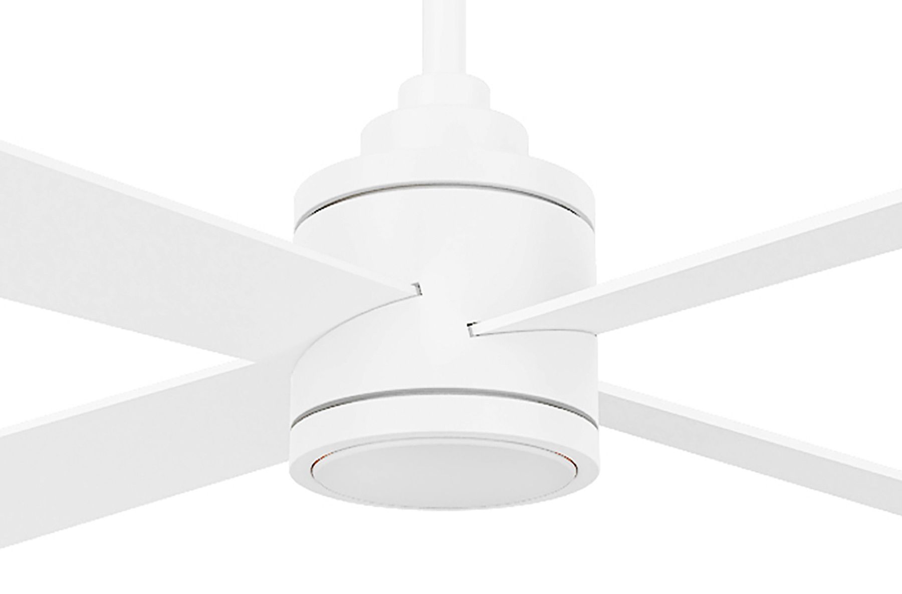 Image 7 Minka Aire Falco 54-inch LED Flat White Indoor Ceiling Fan more views