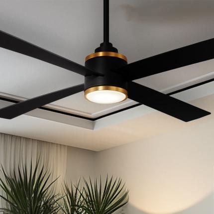 Minka Aire Falco Black Collection