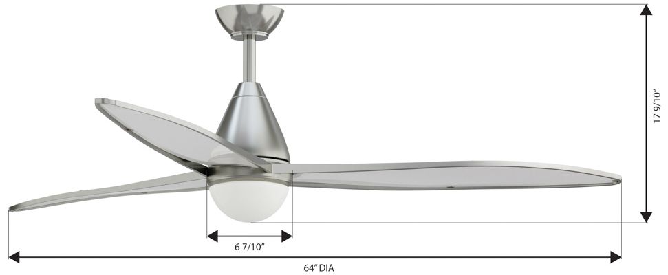 Image 7 Minka Aire Fleur 64-in CCT LED Brushed N more views