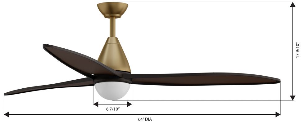 Image 7 Minka Aire Fleur 64-in CCT LED Heritage more views