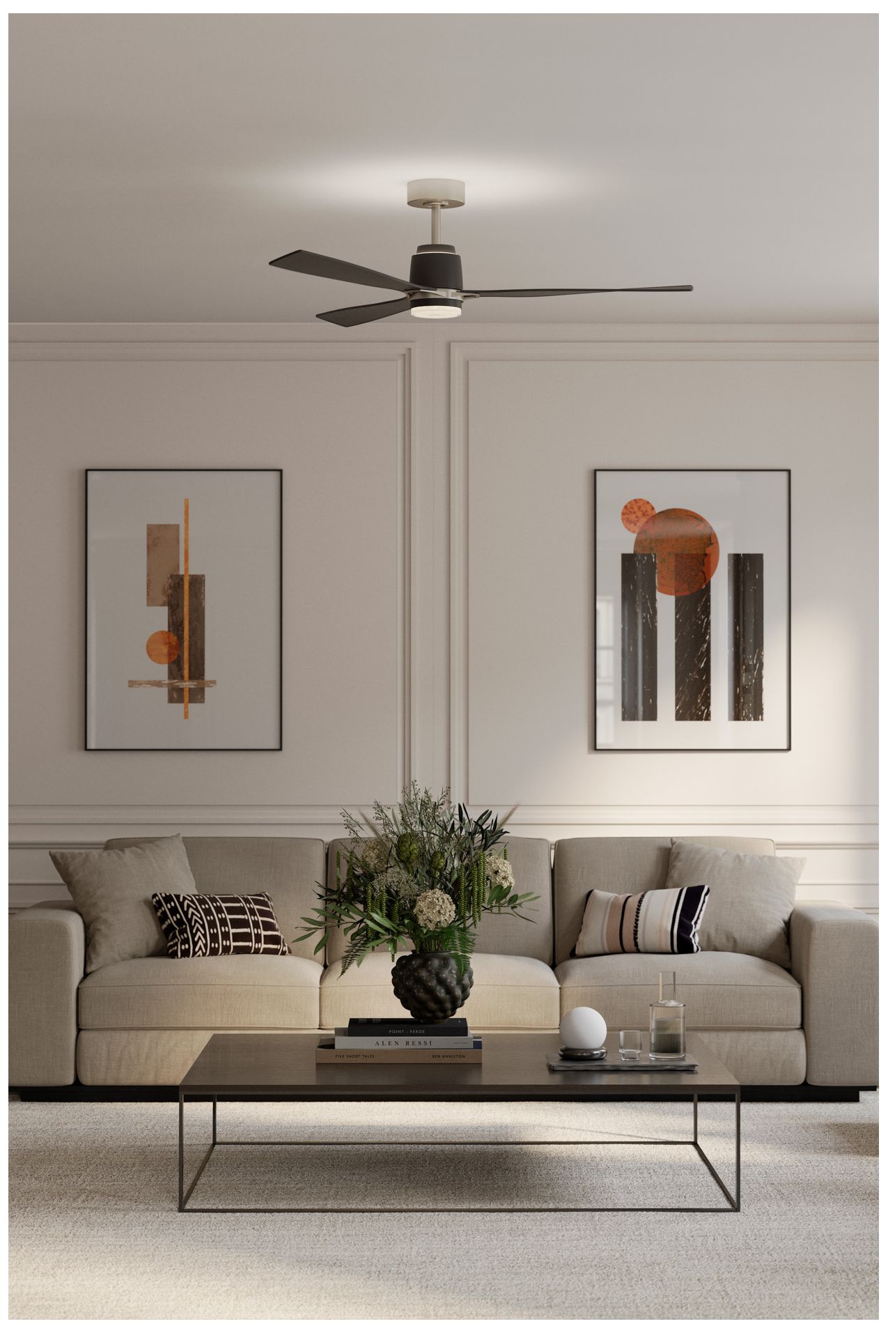Image 4 Minka Aire Foxden 53-in CCT LED Brushed more views