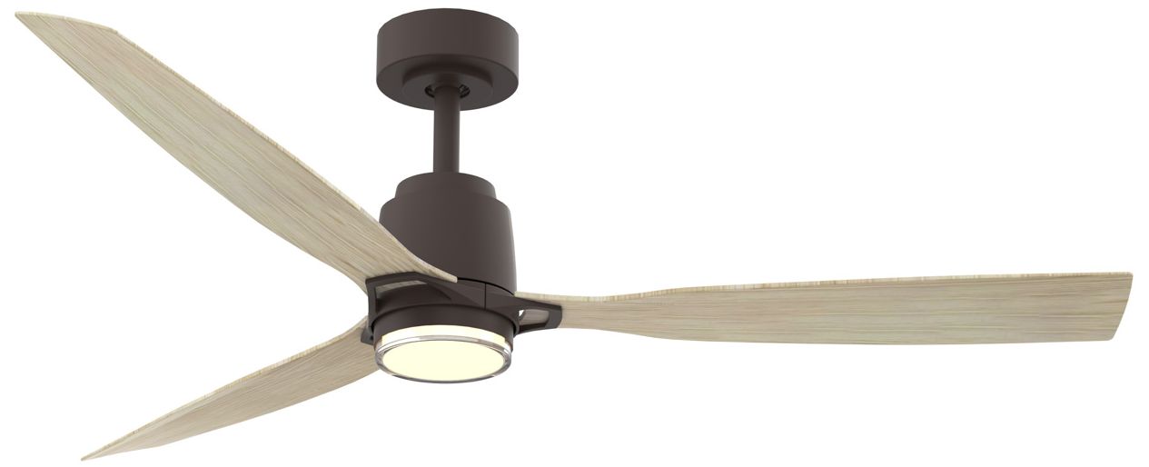Image 2 Minka Aire Foxden 53-in CCT LED Dark Bro