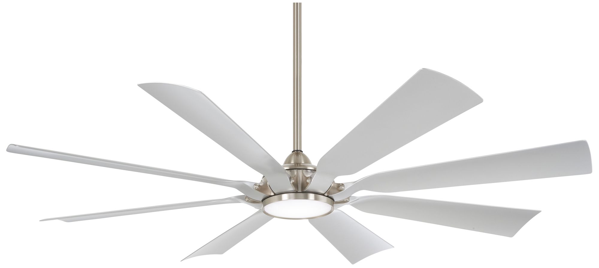 Image 2 Minka-Aire Future 65-inch LED Brushed Nickel Wet Outdoor Ceiling Fan