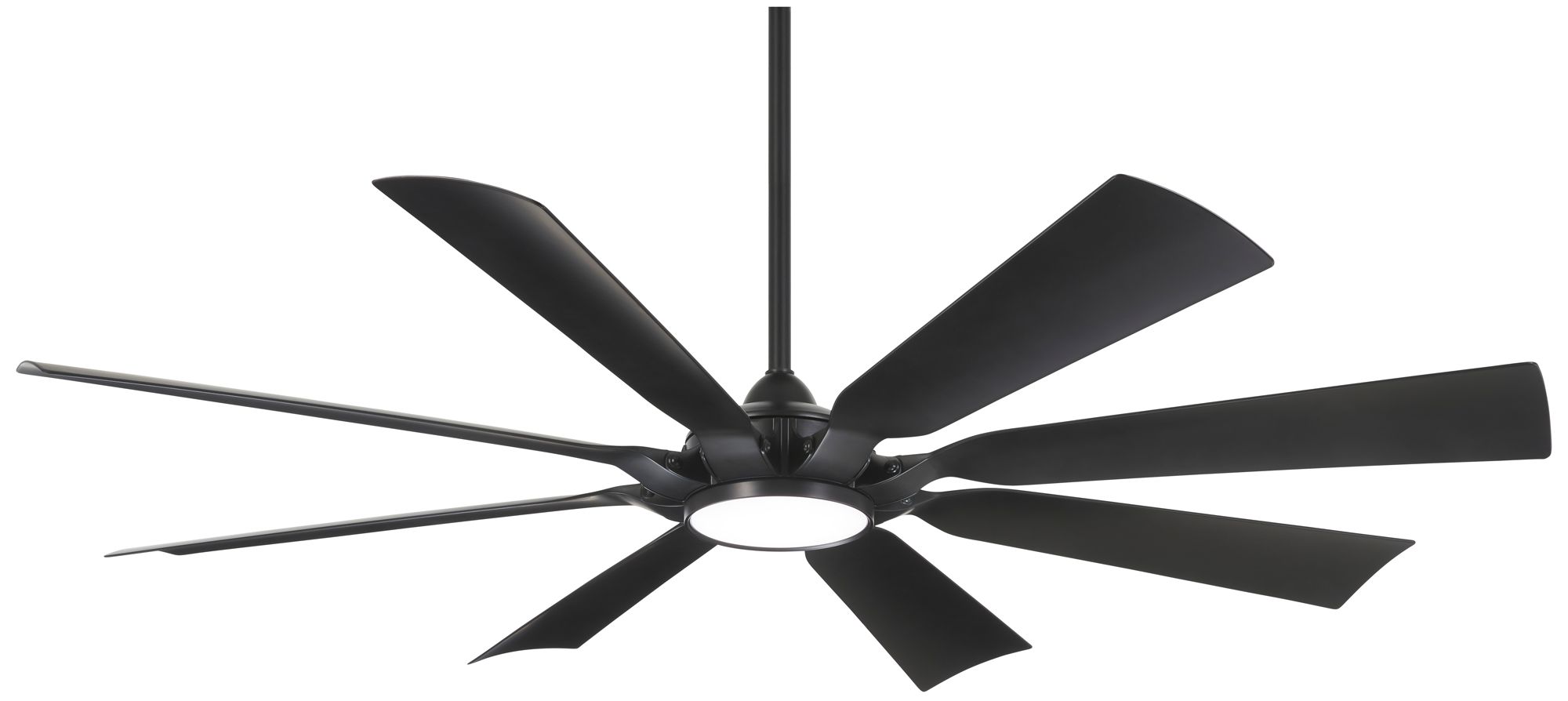 Image 2 Minka-Aire Future 65-inch LED Coal Black Outdoor Ceiling Fan with Remote
