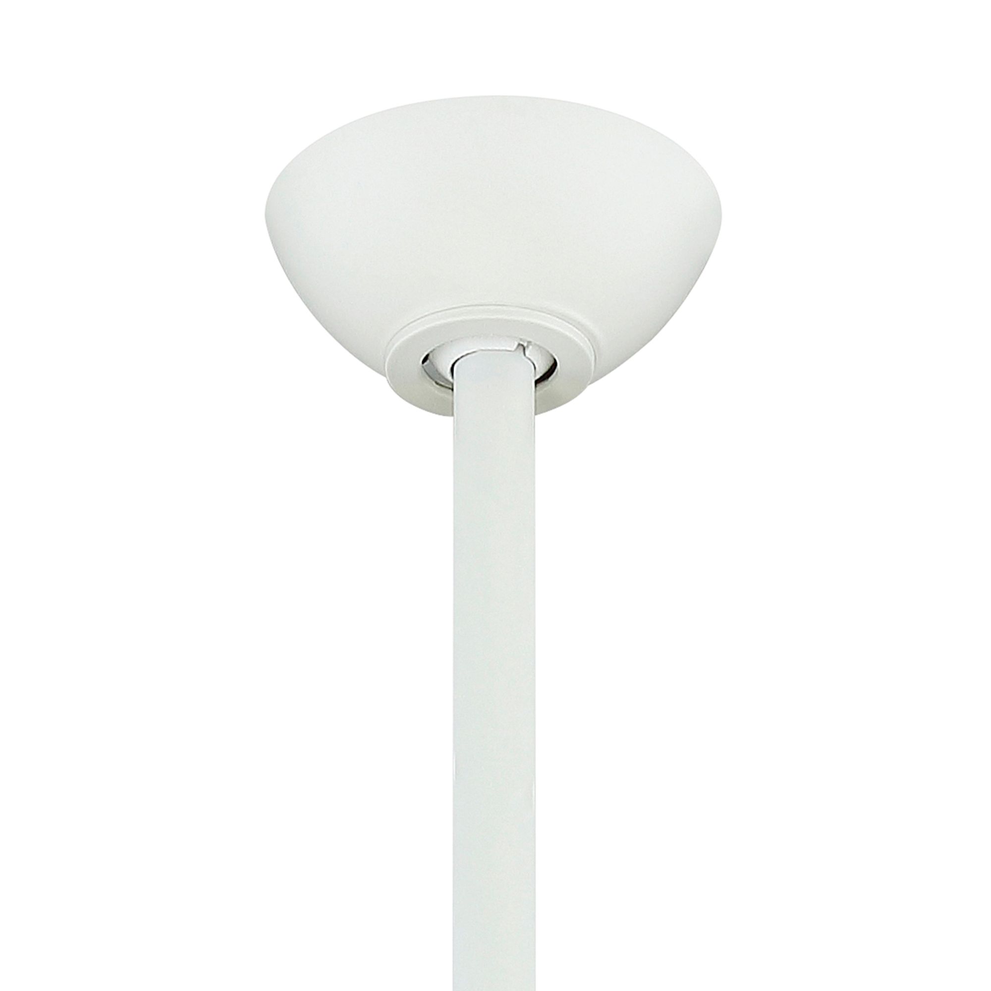 Image 4 Minka-Aire Java 54-in LED Flat White 3-Blade Ceiling Fan with Remote more views